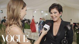 Kris Jenner Gives Emma Mom Energy For Her First Met  Met Gala 2021 With Emma Chamberlain  Vogue