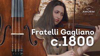 A Violin by Fratelli Gagliano Naples 1800  Masterful Performance by Sofia Manvati  Fine Violins