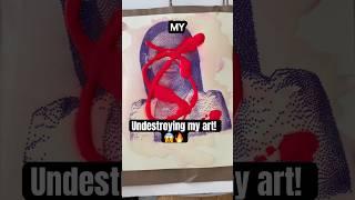 Undestroying my art #artviralvideo #artviral #artworkcommunity #satisfyingartvideos #artshort #art