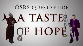 OSRS A Taste of Hope Quest Guide