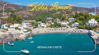 Kaloi Limenes Heraklion Crete Greece 4K