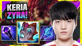 LEARN HOW TO PLAY ZYRA SUPPORT LIKE A PRO - T1 Keria Plays Zyra Support vs Lulu  Season 11