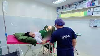 Normal birth panganganak ng normal sa lying-in clinic 13 years old gap sa first baby