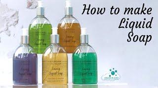 How to make liquid soap 30 minute liquid soap method.