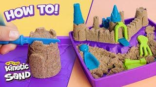 NEW Deluxe Beach Castle Playset How To  Kinetic Sand  Toys for Kids