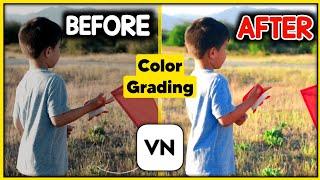 Color grading Full guide Step By Step  Cinematic color grading  Color grading in vn  Video color