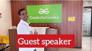 Guest speaker at GeeksforGeeks Noida Classroom  Jobs  Hiring  Layoffs  Recession in 2024