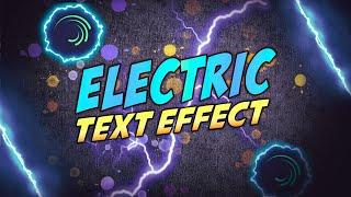 Electric & Glowing Text Preset In Alight Motion Sabar Text Preset Pack Download 3D Sabar Text pack