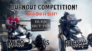 Can am Ryker Burnout Competition