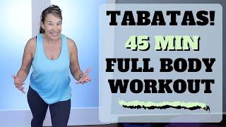 FULL BODY TABATA WORKOUT  45 MINUTES