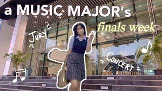 uni vlog finals week of a music student