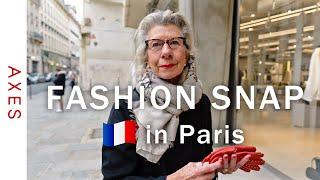 【ファッションスナップinパリ】パリのマダム4人に聞く 小物使いで差をつけるコーデ Street style in Paris