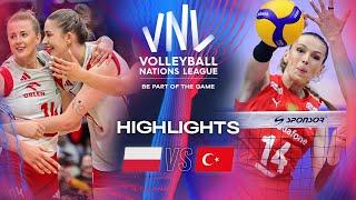  POL vs.  TUR - Quarter Finals  Highlights  Womens VNL 2024