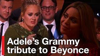 Adeles Grammy Tribute to Beyonce