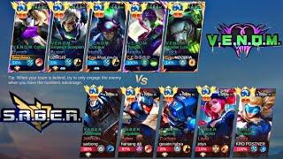 V.E.N.O.M SQUAD VS S.A.B.E.R SQUAD  who will win? 