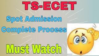 TS-ECET SPOT Admission Complete process and details  KVS TRICKS 