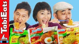 Japanese Try Indonesian Instant Noodles for the First Time EPIC TASTE TEST