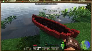 TerraFirmaCraft HardRock 1.18.2 #16 -  first boat -  canoe  - Firma Civilization