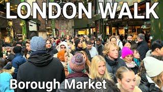  London Street Food Borough Market Food Tour Experience Londons Culinary Diversity  4k HDR