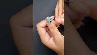 Wait for End ️Easy & beautiful flower nailart #nailart #naildesign #shorts