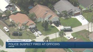 Barricaded suspect arrested after opening fire on Jupiter officers