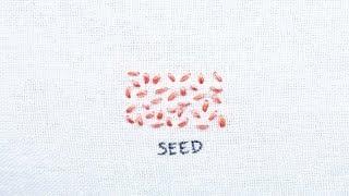 How to do the Seed Stitch