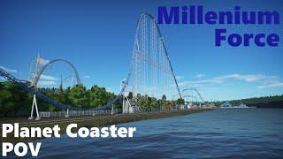 Millennium Force Planet Coaster POV Cedar Point