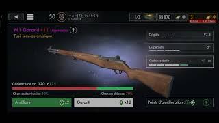 M1 Garand Legendary Buying+Upgrading - World War Heroes