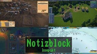 Notizblock kompakt #071 Atomic Society  Foundation  Graveyard Keeper  Universim