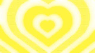 White and Yellow Y2k Neon LED Lights Heart Background  1 Hour Looped HD