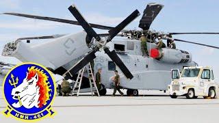 Iron Horse. New Powerful CH-53K King Stallion helicopters of the US Marine Corps.