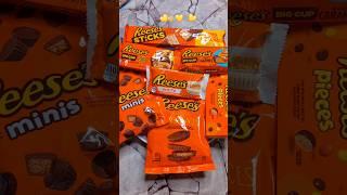 Filling Platter with Sweets REESES Chocolate Edition  #shorts #candy #snacks #asmr