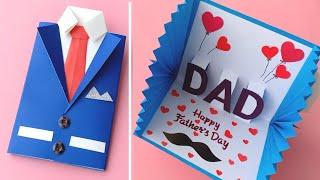 How to make Fathers Day Card  Easy way to make Fathers Day Card  Cards Tutorial
