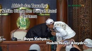 Moment ketika Buya Yahya mengetahui Habib Novel Alaydrus hadir di Majelisnya