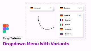 Figma tutorial prototyping Figma dropdown tutorial with Variants