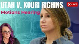 LIVE COURT  Kouri Richins Motions Hearing.