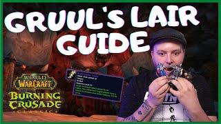 The STRANGEST Gruuls Lair guide for Classic TBC you will ever see