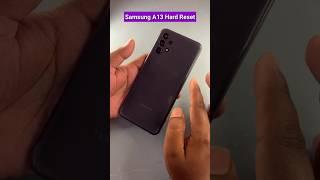How to hard reset Samsung A13 by pattern unlock #ytshorts #shorts