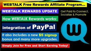 WEBTALK Free Rewards Get Paid To Connect & be Social & Earn $5 SIGNUP AS A BONUS  & many more