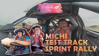 MICHELLE MUNTAH NGGAK KUAT TEST TRACK SPRINT RALLY  #ZiuVLOG #