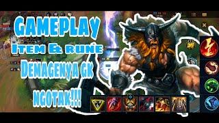 item&combo champion Olaf  League Of Legends Mobile Part²