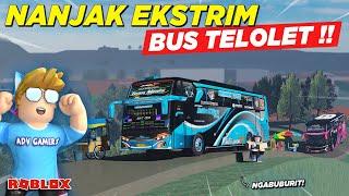 KONVOI NGABUBURIT BUS TELOLET BASURI NANJAK EKSTRIM KE VILLA  ROLEPLAY BUS INDONESIA - Roblox