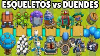 DUENDES vs ESQUELETOS  CUAL ES MEJOR?  OLIMPIADAS de CLASH ROYALE