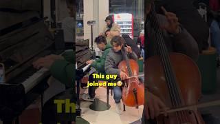 The FUNNIEST thing ever happened at the END #piano #cello #publicreaction @raphael_clarinet