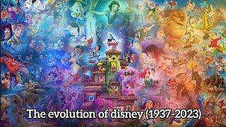 The evolution of Disney 1937-2023