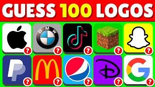 Guess the Logo in 3 Seconds  100 Famous Logos