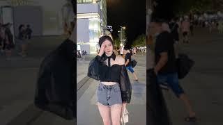 Cute Chinese Asian Girl Street Fashion ABG