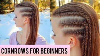 Cornrows for Beginners  LEARN TO BRAID  How to Hair DIY