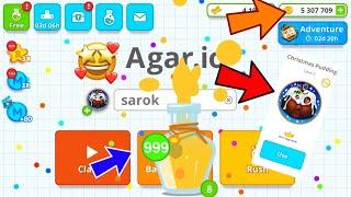 5000000 COINS HACK? INSANE SOLO AGARIO GAMEPLAY