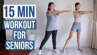 15 min Workout for Seniors Beginners People with Knee Pain JOINT-FRIENDLY  Emi